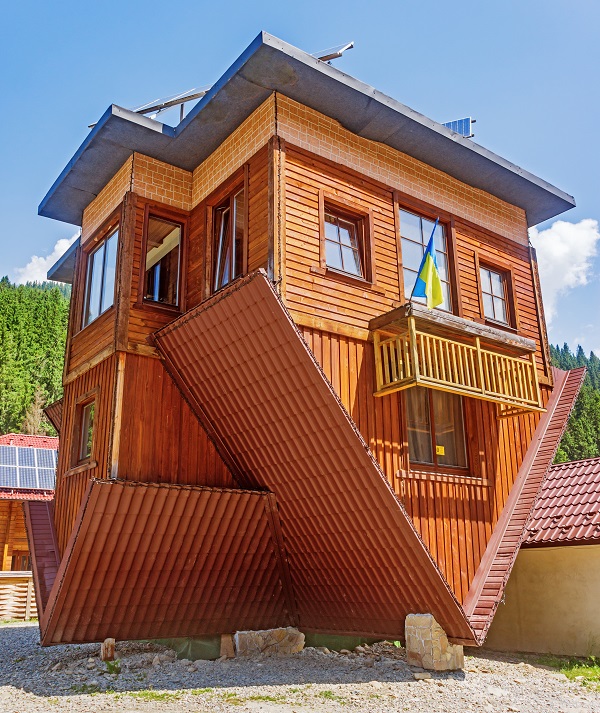 upside down house