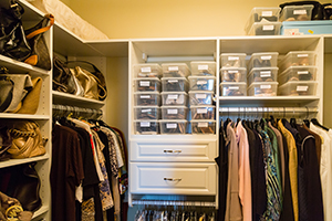 Organized closet