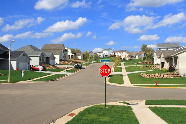 new residential neighborhood