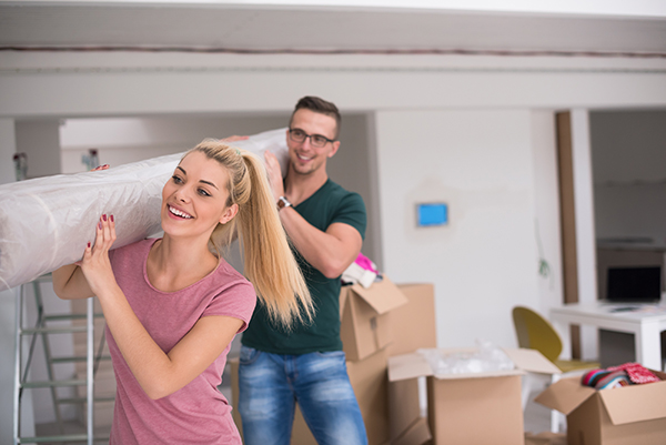 couple moving into new home