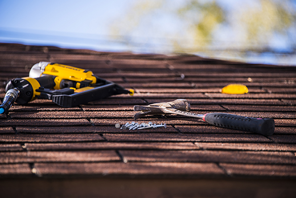 tools on roof